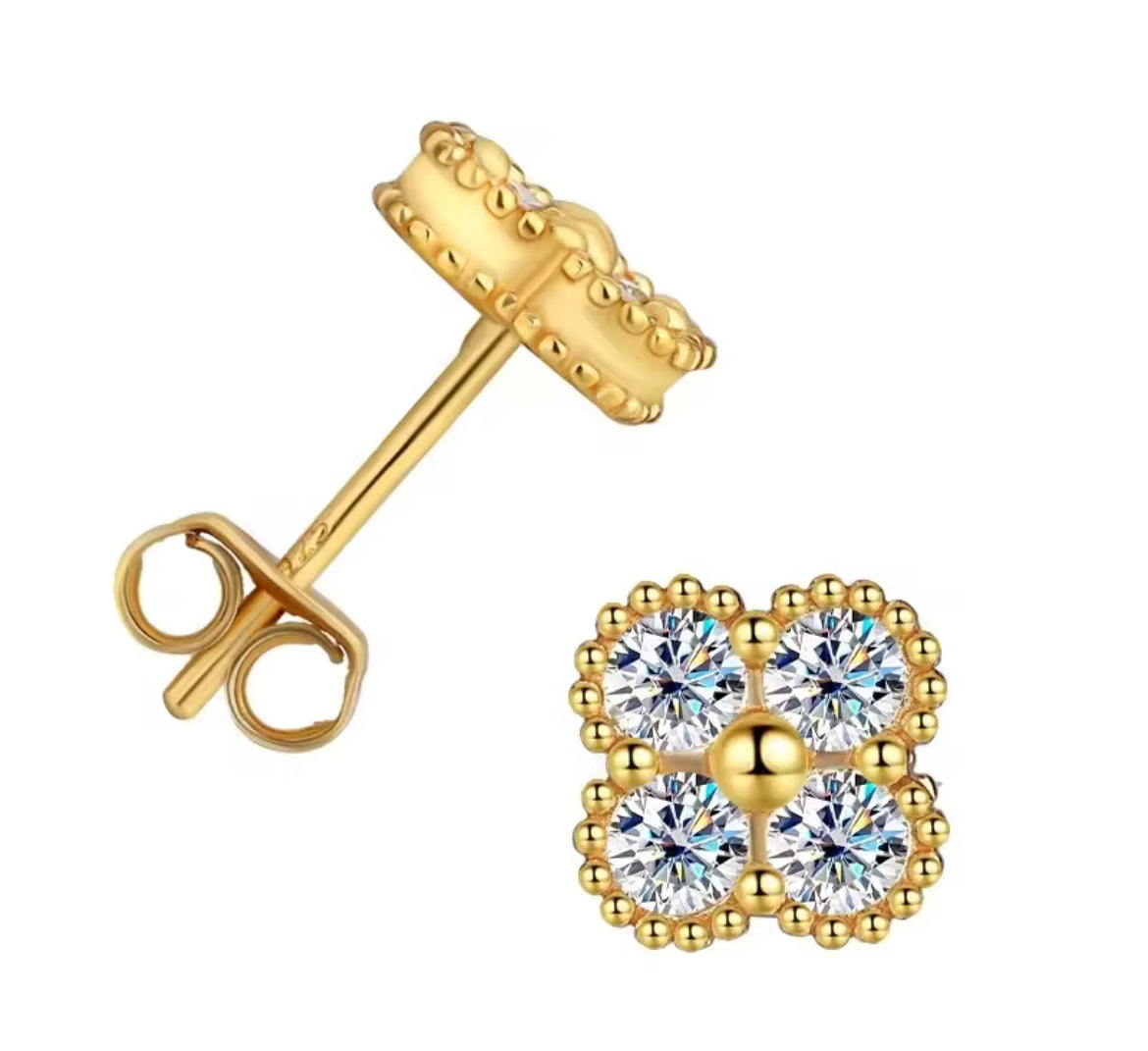 Lunar Atelier Celestial Clover Earrings