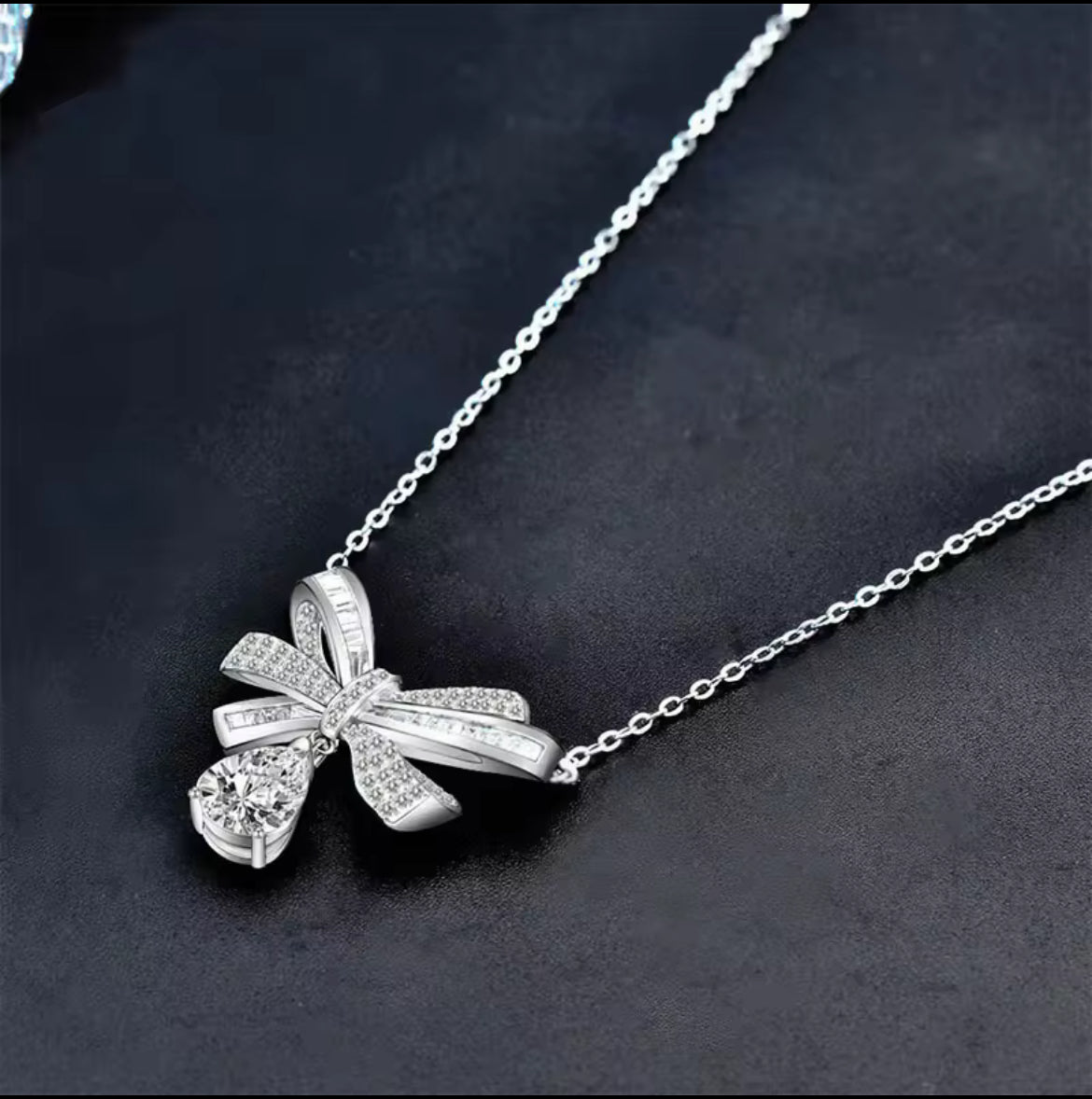 Lunar Atelier “Lunaria” 2CT Solitaire Moissanite Pendant Necklace
