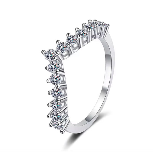 Lunar Atelier “Perpetua” Eternity Moissanite Ring