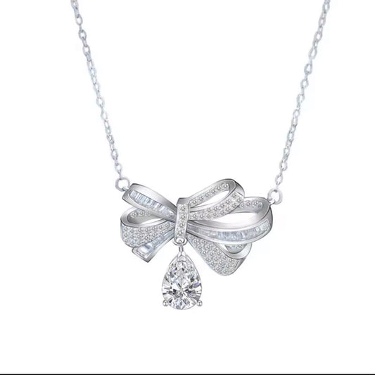 Lunar Atelier “Lunaria” 2CT Solitaire Moissanite Pendant Necklace