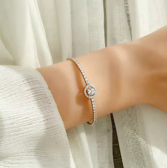 Lunar Atelier “Aurora” Moissanite Tennis Bracelet
