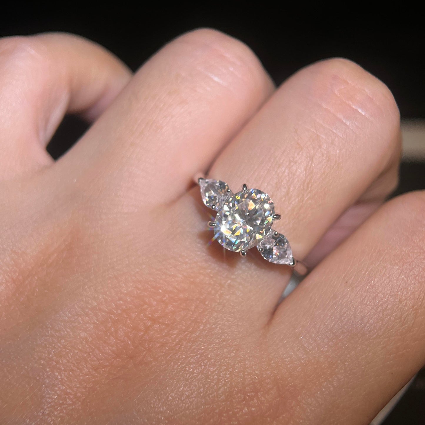 Lunar Atelier Celestial Radiance Trilogy Ring