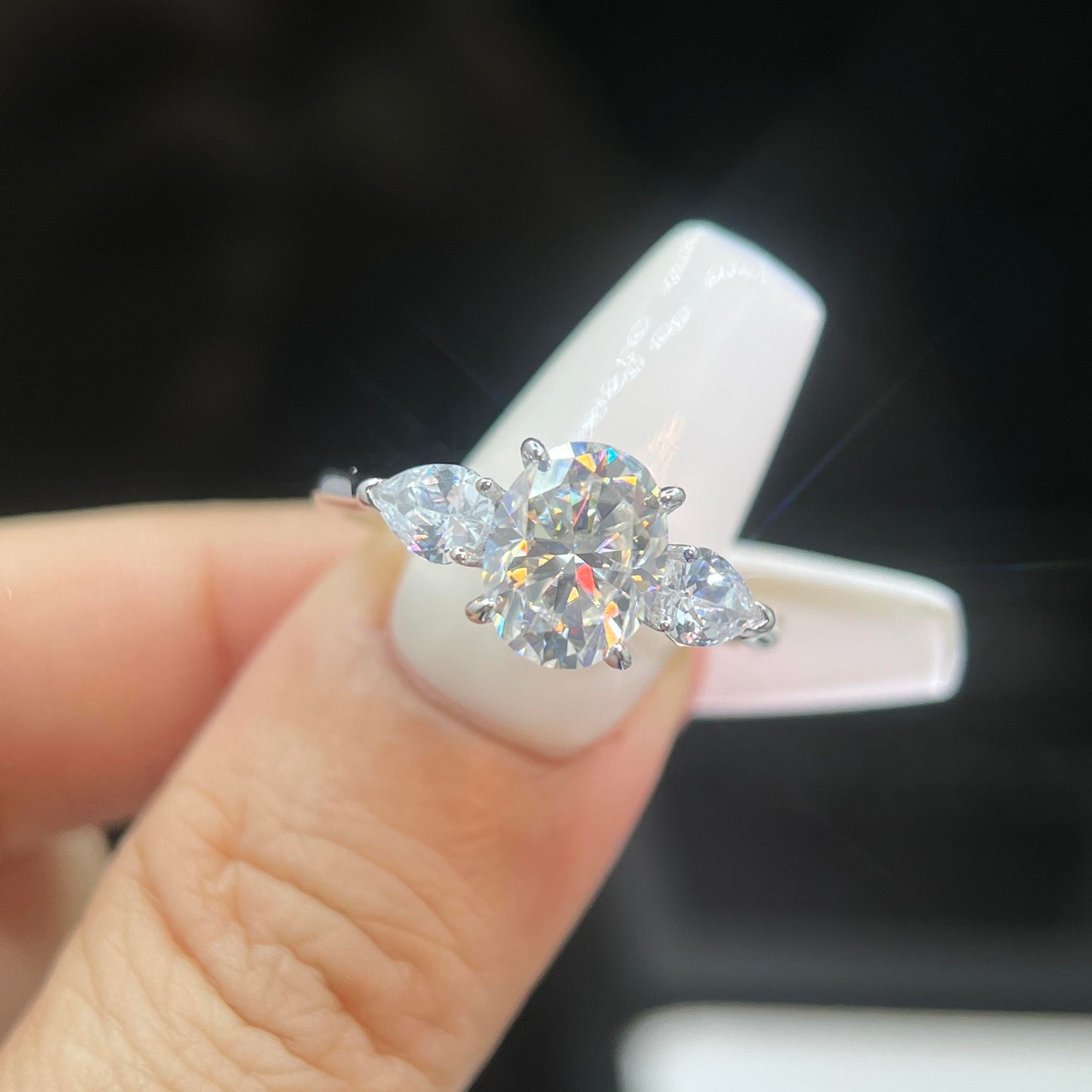 Lunar Atelier Celestial Radiance Trilogy Ring